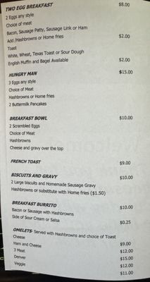 Menu photo 2 Breakfast Club Belle Fourche, SD