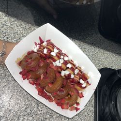 Camila’s Ice Cream & Deli - mini donuts prepared