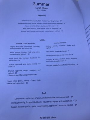 Menu photo 1 The Topiary Cafe Tea Tree Gully, SA