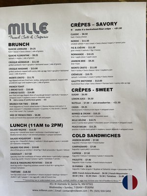 Menu photo 4 Mille Santa Fe, NM