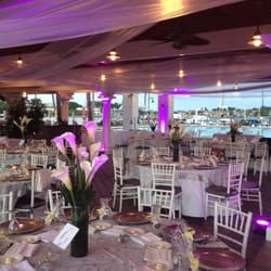 Sound-N-Glo - Uplighting for a wedding at the Fort Lauderdale Yacht Club