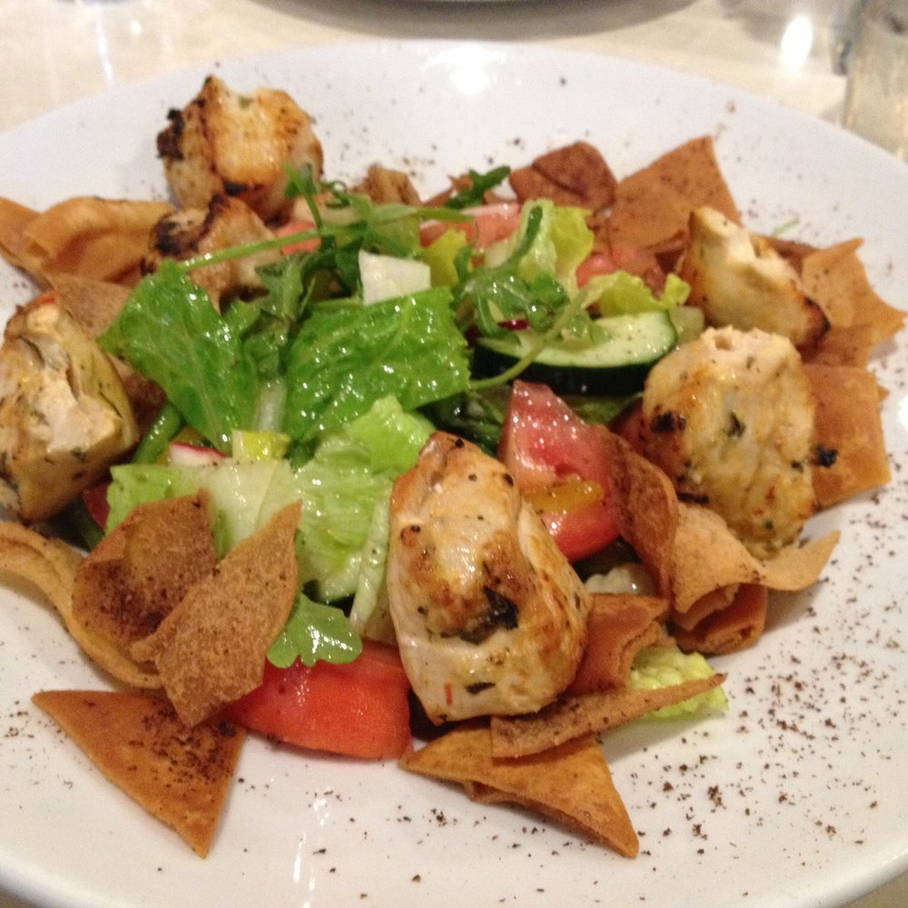 Leyla - Fatoosh chicken salad - Lebanese Near Me - Charleston, South Carolina Leyla - Fatoosh chicken salad - Lebanese Near Me - Charleston, South Carolina