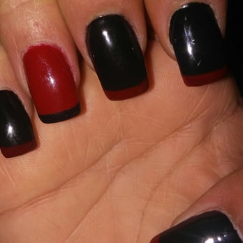 Classy Nails - What i got for $30. Right hand. - Nail Salons Near Me - Santa Rosa, California