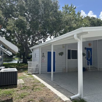 ASC Aluminum - Carport and posts north side - Windows Installation Near Me - Pinellas Park, Florida