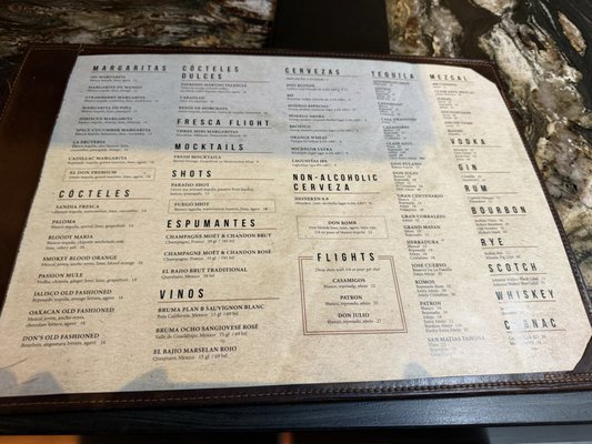 Menu photo 1 Don Orange Redlands, CA