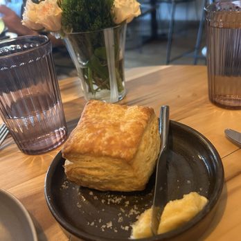 Urban Hearth - Big biscuit with smoked miso maple butter - New American Near Me - Cambridge, Massachusetts