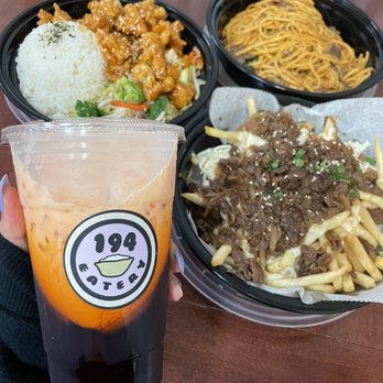 194 Eatery - Thai Tea, Orange Chicken with Rice, Garlic Noodles Beef, Cheesy Bulgogi Fries - Asian Fusion Near Me - La Mirada, California 194 Eatery - Thai Tea, Orange Chicken with Rice, Garlic Noodles Beef, Cheesy Bulgogi Fries - Asian Fusion Near Me - La Mirada, California