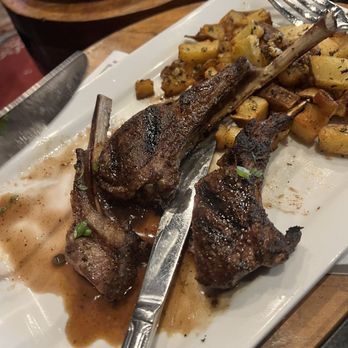 Blend - Tuff ass unflavored lamb chops that were nasty. Potatoes had salt. - Cigar Bars Near Me - The Woodlands, Texas