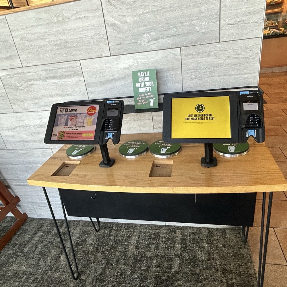 Panera Bread - Kiosks to order from if you prefer - Salad Near Me - Murrieta, California
