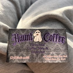 Haunt Coffee - Their card
