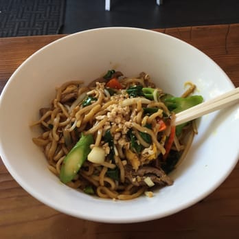 Toss Noodle Bar - Hokkien (egg noodle) Malay style with beef - Asian Fusion Near Me - Berkeley, California Toss Noodle Bar - Hokkien (egg noodle) Malay style with beef - Asian Fusion Near Me - Berkeley, California