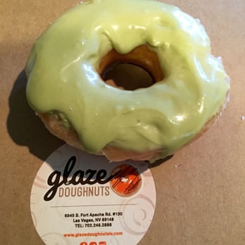 Glaze Doughnuts - green tea glazed - Donuts Near Me - Las Vegas, Nevada Glaze Doughnuts - green tea glazed - Donuts Near Me - Las Vegas, Nevada