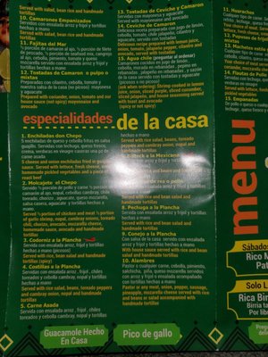 Menu photo 1 El Chepo Taqueria Myrtle Beach, SC