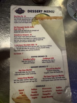 Menu photo 6 Conch Republic Seafood Key West, FL