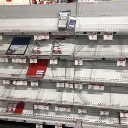 Office Depot - I know it's after Labor Day, but high school teachers don't tell kids what to get until after school starts. So...cmon.