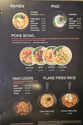 Menu photo 8 Flare Lompoc, CA