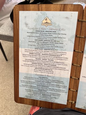 Menu photo 4 Castaways Puerto Vallarta, JAL