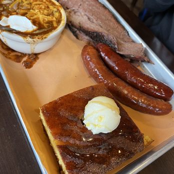 Jack's BBQ - Bellevue - Double trinity with cornbread and chili - Cocktail Bars Near Me - Redmond, Washington Jack's BBQ - Bellevue - Double trinity with cornbread and chili - Cocktail Bars Near Me - Redmond, Washington