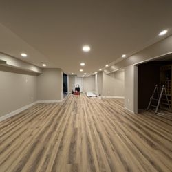 Cannon Electric - New finished basement with LED lighting, plugs and more!