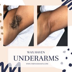 Wax Haven - Underarm before & after