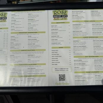 Rose Bakery Cafe - Menu - Pizza Near Me - Irvine, California