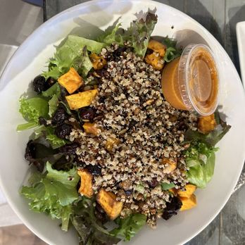The BiG Cafe - Blackbean, quinoa, sweet potato salad with honey dressing. - Cafes Near Me - Georgetown, Texas