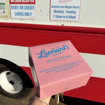 Leonard's Bakery Malasadamobile - Original 6 piece malasadas - Food Trucks Near Me - Honolulu, Hawaii Leonard's Bakery Malasadamobile - Original 6 piece malasadas - Food Trucks Near Me - Honolulu, Hawaii