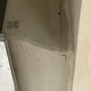 Cool Today - Water damage causing tape to bubble. - Heating & Air Conditioning/HVAC Near Me - Tampa, Florida Cool Today - Water damage causing tape to bubble. - Heating & Air Conditioning/HVAC Near Me - Tampa, Florida