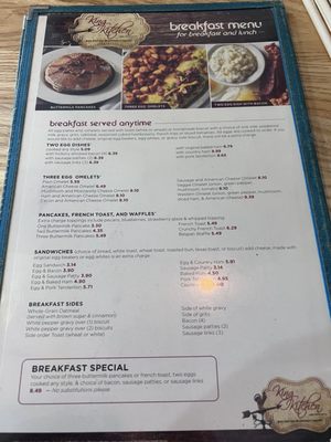 Menu photo 2 King Kitchen Family Restaurant King, NC Menu photo 2 King Kitchen Family Restaurant King, NC
