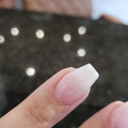 P Blooming Nail & Spa - Choppy transition  and ruined cuticles
