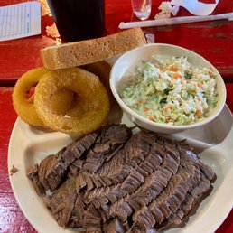 Sliced Beef Brisket Sandwich