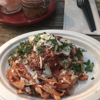 Patrizi's - The tiny meatball on top was $5... - Italian Near Me - Austin, Texas