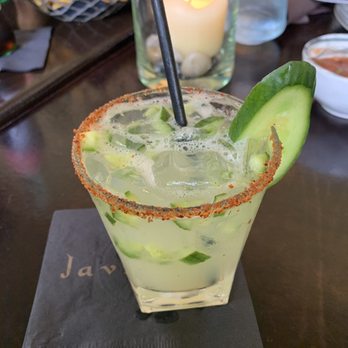 Javier's - Perfectly fresh and delicious! Cucumber margarita! - Mexican Near Me - Irvine, California Javier's - Perfectly fresh and delicious! Cucumber margarita! - Mexican Near Me - Irvine, California