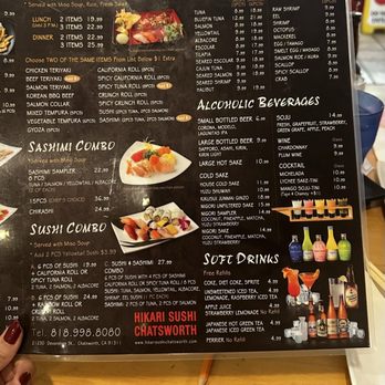 Hikari Sushi - Sushi Bars Near Me - Chatsworth, California