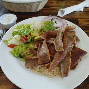 LaShish Greek & Mediterranean - Jyro plate. - Mediterranean Near Me - Allen, Texas
