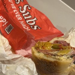 DiBella's Subs - I purchased a 12" Godfather sub to eat half for lunch and half for dinner, but it was so delicious that I ate the entire sub for lunch!
