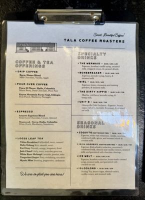 Menu photo 2 Tala Coffee Roasters Libertyville, IL