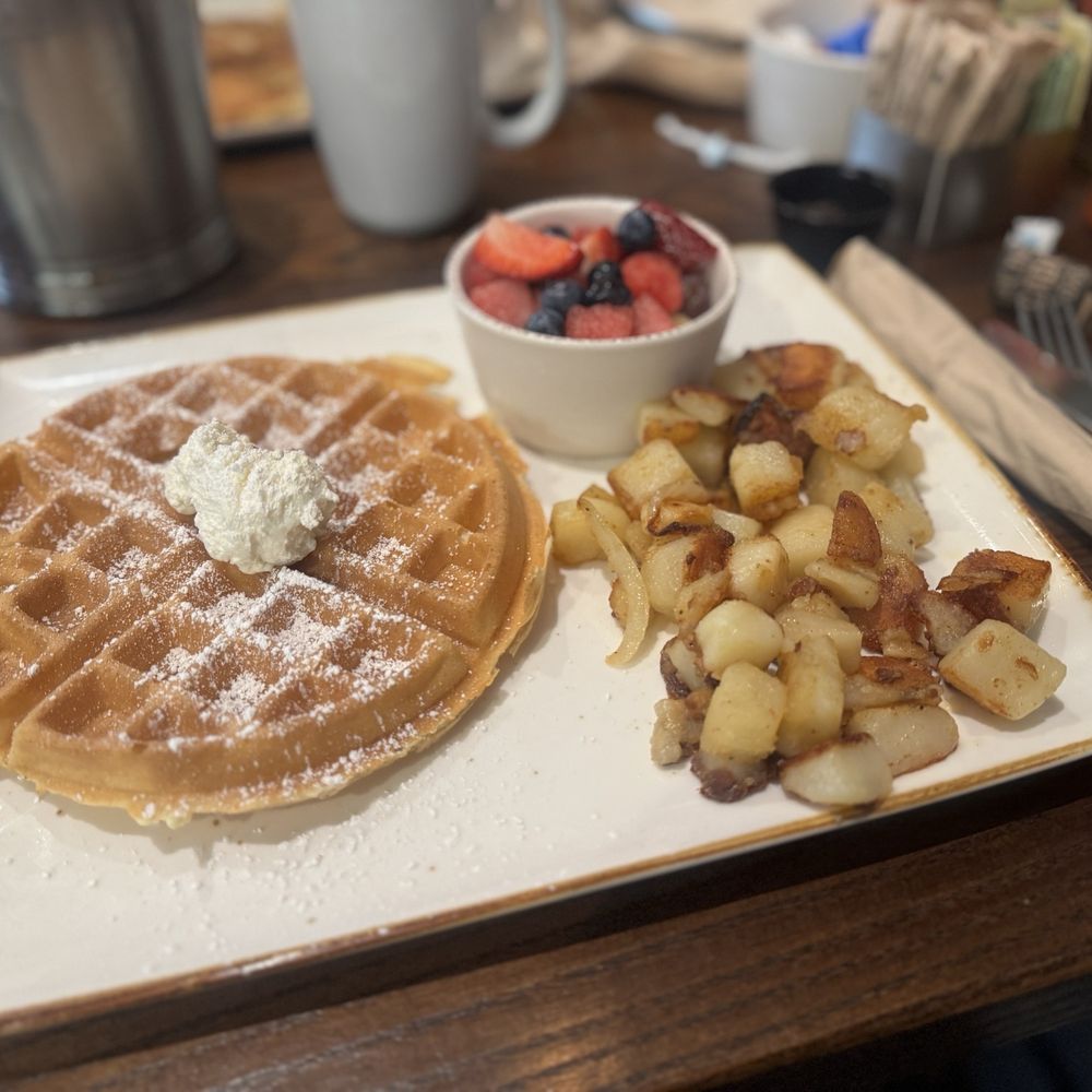 Trifecta with Belgian Waffle Trifecta with Belgian Waffle