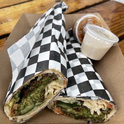Tahrir Square - Falafel wrap 4.5/5