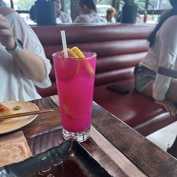 Blue Sushi Sake Grill - Dragon Fruit Lemonade (with Tito's) - Sushi Bars Near Me - Austin, Texas Blue Sushi Sake Grill - Dragon Fruit Lemonade (with Tito's) - Sushi Bars Near Me - Austin, Texas