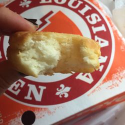 Popeyes Louisiana Kitchen - Tastiest biscuits.. so fluffy inside.