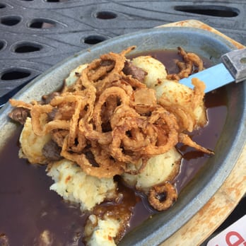 Label Kitchen + Bar - My friend ordered these steak bites - American Near Me - Brighton, Michigan