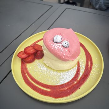 Burnt Crumbs - Pancakes with strawberries - New American Near Me - Irvine, California Burnt Crumbs - Pancakes with strawberries - New American Near Me - Irvine, California