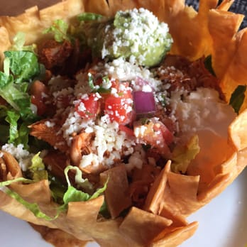 Tijuana Taxi Co - Taco salad, with chicken instead of the standard ground beef. - Tex-Mex Near Me - Davie, Florida Tijuana Taxi Co - Taco salad, with chicken instead of the standard ground beef. - Tex-Mex Near Me - Davie, Florida