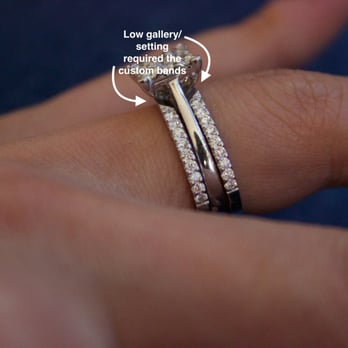 David Liska Custom Jeweler - David designed the outer bands to match an engagement ring that my fiancé bought elsewhere. - Jewelry Near Me - Mequon, Wisconsin