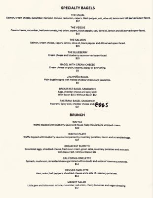 C and H Bagels by null