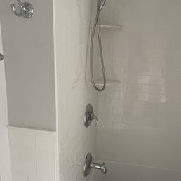 Renovated shower