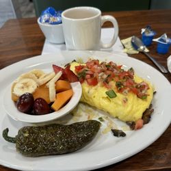 CH Cafe and Grill - The omelette, and especially that jalapeño, was fantastic!