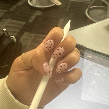 District Nail Club - These are the dinosaur egg nails that I got. - Nail Technicians Near Me - Columbus, Ohio District Nail Club - These are the dinosaur egg nails that I got. - Nail Technicians Near Me - Columbus, Ohio