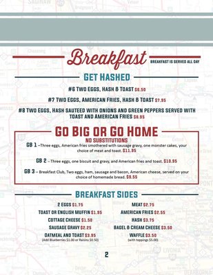 Menu photo 4 Amy's Downtown Diner Perry, MI
